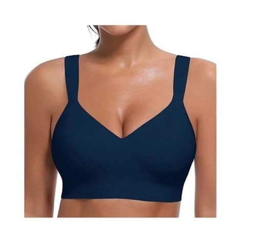 Regular Fit Skin Friendly Breathable Cotton Plain Full Coverage Non-Padded Ladies Sports Bra