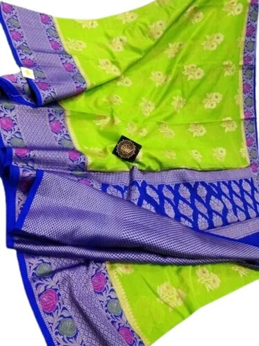 Party Wear Banarasi Kora Designer Saree - Color: Comes In Various Colors