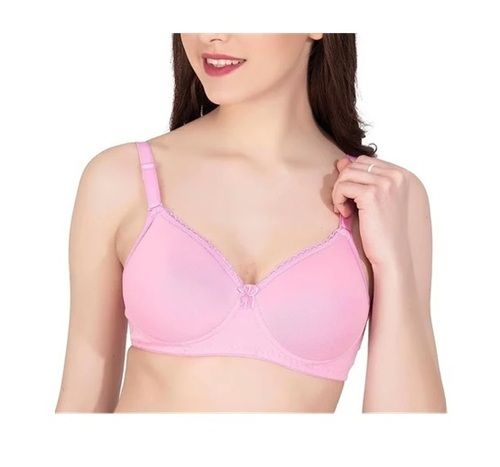 Daily Wear Skin-Friendly Regular Fit Cotton Plain 3/4th Coverage Padded Ladies Bra