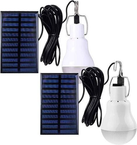 350 Lumen Polished Finish Solar Light Bulbs