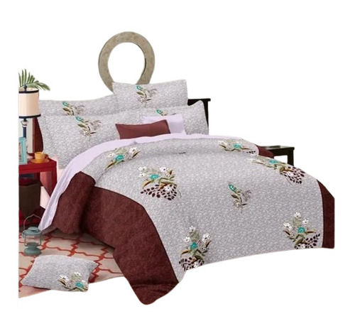 100% Pure Cotton Double Bed Sheet With 2 Pillow Cover