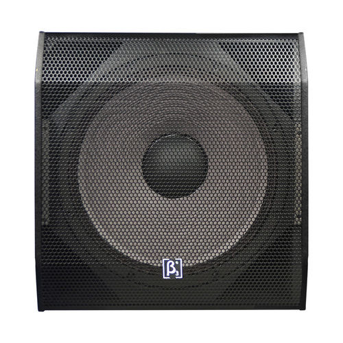 Black Color Square Shape Single Chann Active Subwoofer