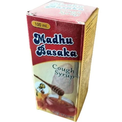 Ayurvedic Madhu Basaka Cough Syrup, Pack Size 100 ml