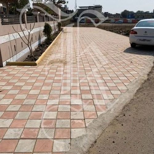 Multi Color Square Shape Concrete Paver Block For Outdoor