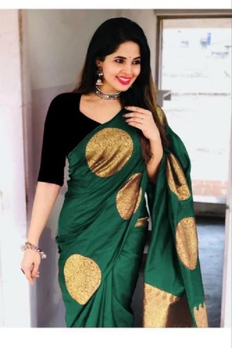 Designer Banarasi Soft Silk Weaving Saree