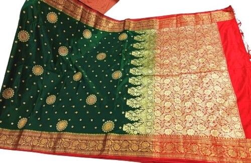 Embroidery Work Pure Banarasi Silk Saree