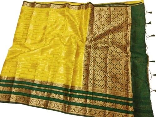 Georgette Banarasi Warm Silk Saree