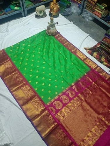 Hand Made Silk Gadwal Saree