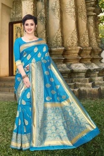 Heavy Banarasi silk saree