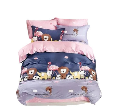 Kids Printed Cotton Double Bed Sheets