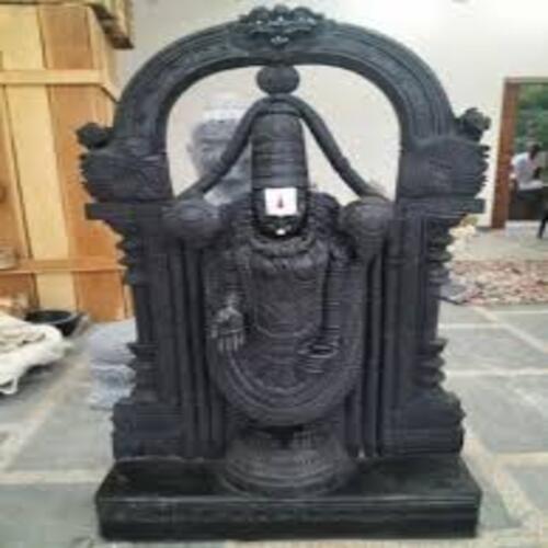 Polished Marble Tirupati Balaji Statue for Garden Religious