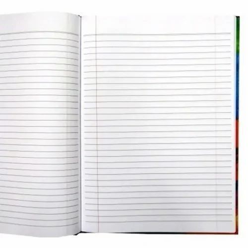 White Color Single Line Practical Note Book For School