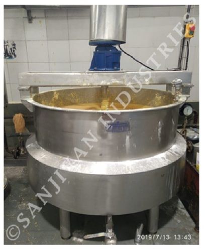 Stainless Steel Steam Heated Besan Shekhai Plant