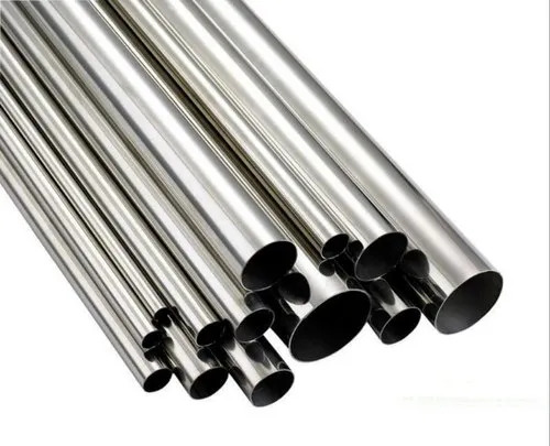 304 Stainless Steel Pipes - 304 Grade Stainless Steel, Round Shape, Silver Color | Durable, High Strength, Rust and Corrosion Resistant