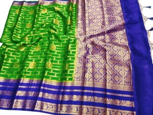 Georgette Banarasi Warm Silk Saree For Party Wear