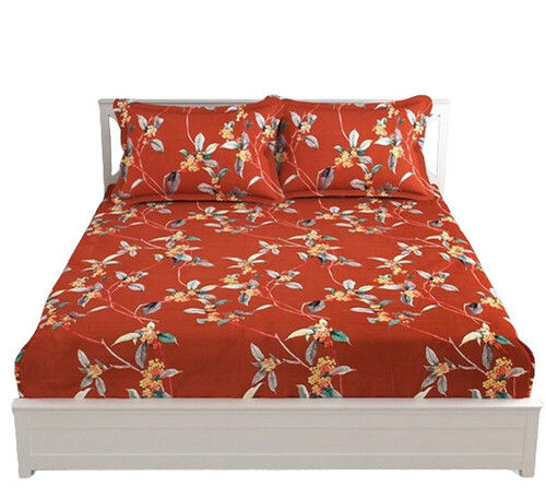 Hand Block Printed Cotton Double Bed Sheet