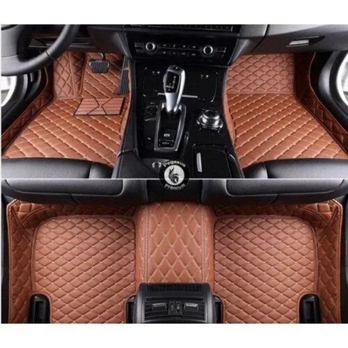 Brown Color Premium 7D Luxury Car Floor Mat