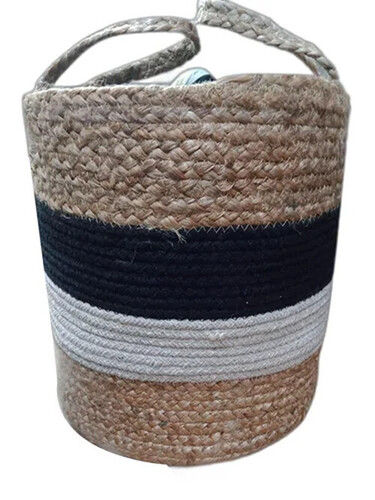 Eco Friendly Jute Rope Weaved Basket