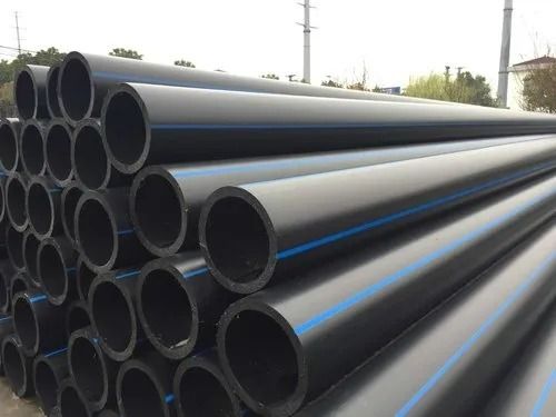 High Strength Round Black HDPE Pipes