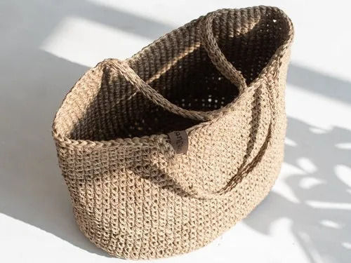 Easy To Carry Jute Crochet Handbags