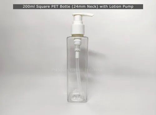 Leak Resistance Transparent Pet Bottle For Hair Oil