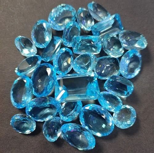 Natural Blue Topaz Gemstone