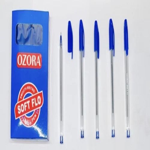 Plastic Blue Ball Pens For Smooth Writing