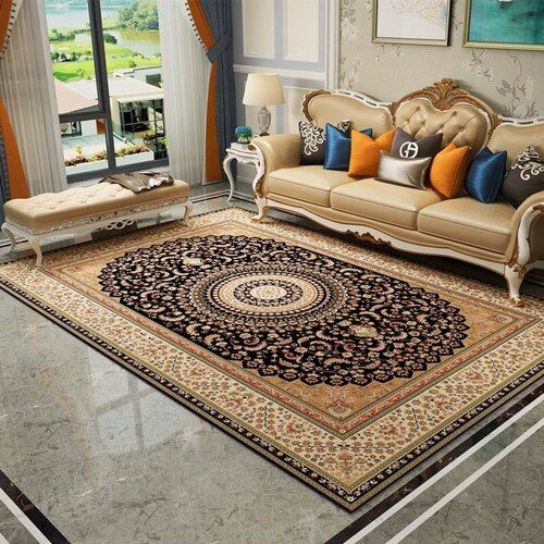 Polyester Printed Living Room Designer Room Carpet