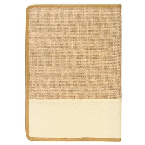 Smooth Texture Rectangular Plain Jute File Folder