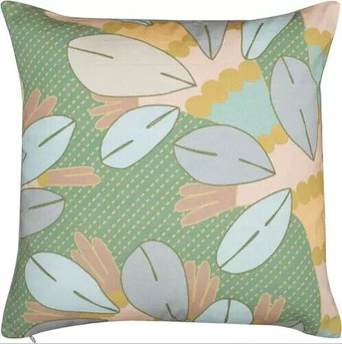 Square Printed Cotton Cushion Cover, 12 x 12 Inches