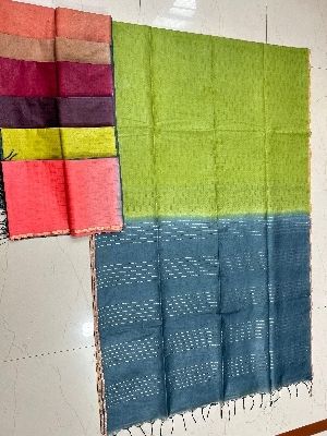 Multicolor Bhagalpuri Silk Saree