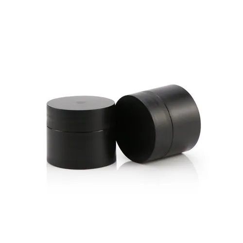 Black Double Wall Cosmetic Containers