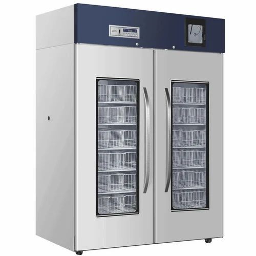 Floor Standing Heavy-Duty High Efficiency Electrical Front Open Blood Bank Refrigerator