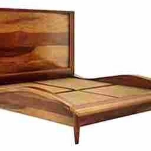 Handmade wooden bed