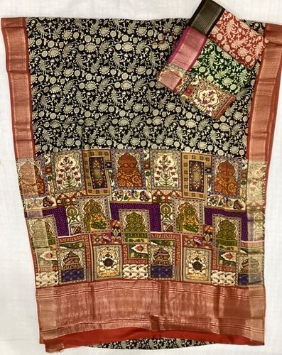 Designer matka silk saree