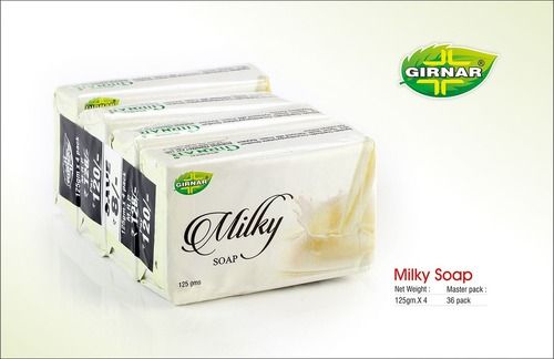 Girnal Milky Bath Soap 500gm 125gm X 4 Pack