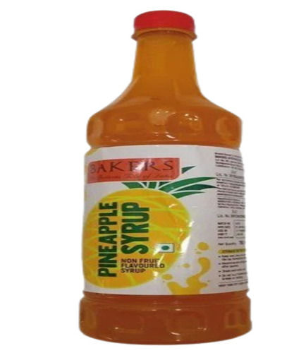 Liquid Form Bottle Pineapple Syrups 750 ml