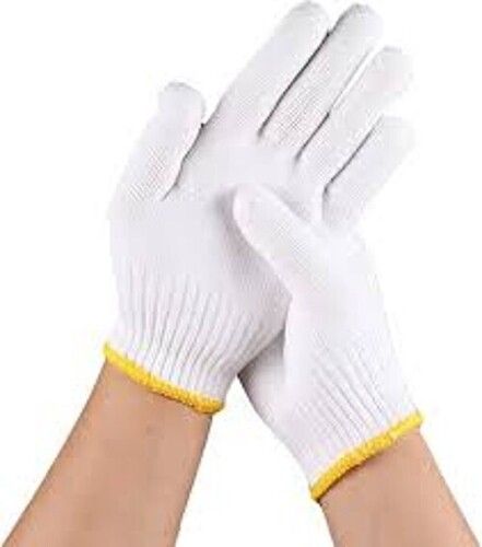 Cotton Polyester String Knit Light Weight Safety Protection Gloves