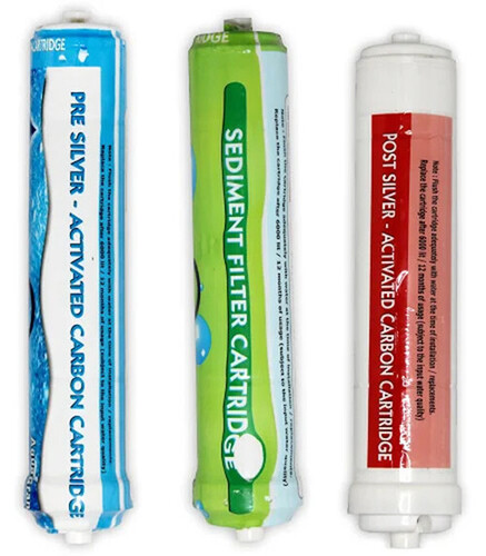 Aqua Grand - 11 Inch Specialty Water Filter Cartridge, 6000L Filter Capacity, ABS Plastic, White Carbon & Sediment Material