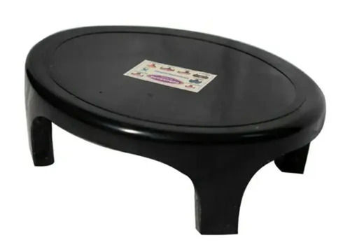 Black Bathroom Stool