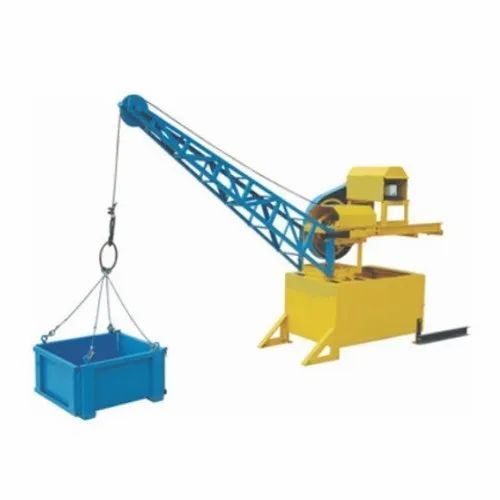 Floor Mounted Heavy-Duty Iron Body Electrical Semi-Automatic Construction Mini Lift