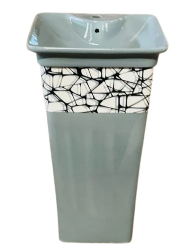 One Pieces Wash Basin - Color: Grey