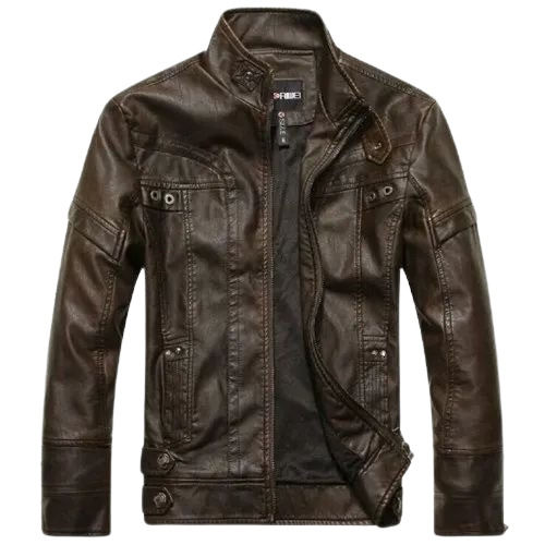 High Quality Mens Leather Bomber Jacket