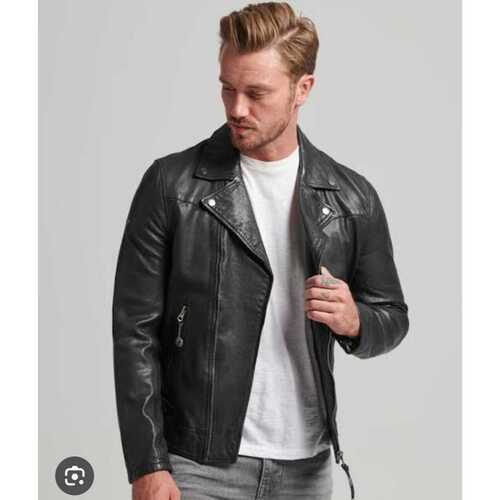 Designer Mens Black Leather Jackets