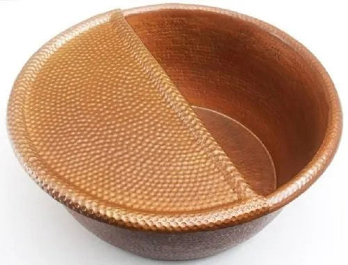 Round Copper Pedicure Bowl