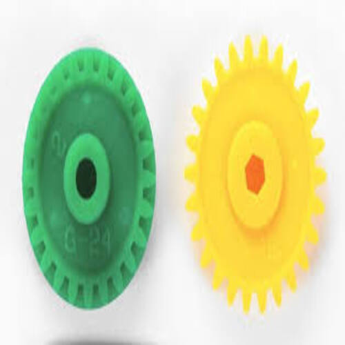 Round Non Polsihed Plastic Trolley Wheels