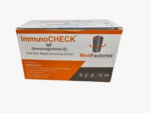 ImmunoCheck IgE (IMMUNOGLOBULIN-E) Rapid Screen Device