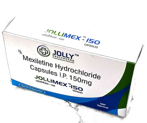 Jollimex 150mg Capsules, Mexiletine Hydrochloride Capsules 3x10 Capsules Pack