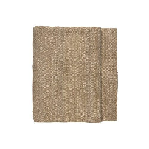 Brown Color 250 x 130 Cm Dimensions Plain Pattern Khadi Cloth