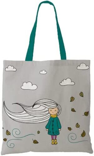 Printed Canvas Tote Bag